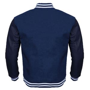 Wholesale Best Quality Custom Varsity <b>Jacket</b> Men Wool Leather Sleeve Baseball Letterman <b>Jackets</b> Manufacturer - Product Image 6