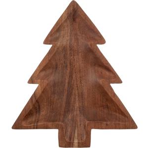 Plato de doble cara elegante y moderno para servir varios huevos hecho a mano de madera de acacia natural para servir huevos y aperitivos - Product Image 6