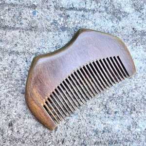 Handcrafted Polished Natural Wooden Durable Wide Tooth <b>Massage</b> Comb <b>Hair</b> Detangler <b>Scalp</b> Care Tool <b>for</b> Professional Salon Use - Product Image 2