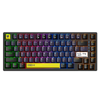 Clavier mécanique filaire en gros ONIKUMA G58 Gaming RGB rétroéclairé, clavier sans pavé numérique interchangeable à chaud, touches personnalisées, fabrication