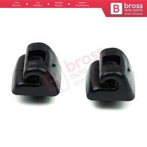BSR504 2 ชิ้นที่บังแดดคลิปหนีบสีดำสำหรับ W123 W124 W126 W201 190 W140 - Product Image 3