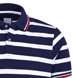 Suministro de fábrica marca personalizada Color sólido en blanco Golf camiseta para hombres negocios secado rápido impreso algodón Polo camiseta - Product Image 5