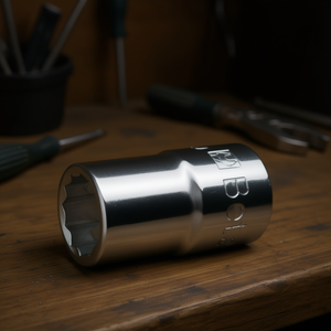 Chiavi a bussola poligonali cromate da 1/2 pollice con attacco femmina - Product Image 3