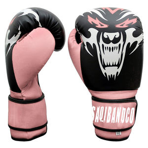 Guantes de boxeo de entrenamiento de cuero al por mayor profesional Guantes de sparring Guantes de boxeo profesionales con logotipo personalizado - Product Image 3
