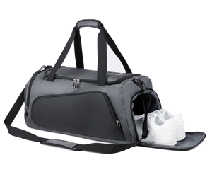 กระเป๋าเดินทางกีฬาแบบกันน้ำสั่งทำขายส่งพร้อมช่องใส่รองเท้า ความจุขนาดใหญ่ รับผลิตตามแบบ OEM จำนวนมาก - Product Image 2