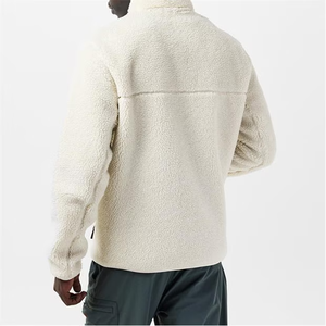 Comfortable Loose Fit <b>Sweatshirt</b> for Daily Wear Fashionable Zipper <b>Sweatshirt</b> for Men Soft <b>Fleece</b> <b>Sweatshirt</b> Solid Colors - Product Image 2