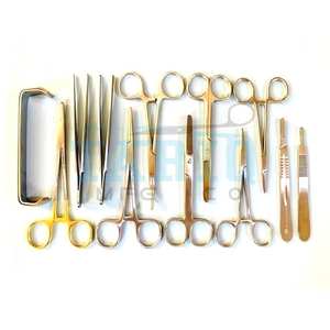 ชุดเครื่องมือผ่าตัดเล็กคุณภาพดีที่สุด ชุดเครื่องมือสำหรับการปฏิบัติงานทั่วไป ประกอบด้วยด้ามมีดผ่าตัดแบบกลม กรรไกร และเครื่องมือผ่าตัดอื่นๆ - Product Image 3