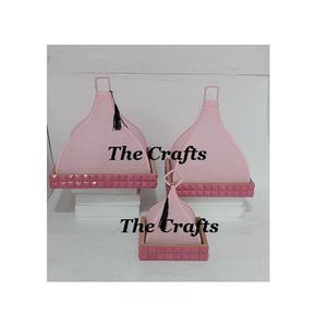 Plateau en résine et en bois de conception fabuleuse avec couverture de vêtements couleur marron plateau de service au chocolat de collations de taille personnalisée - Product Image 4