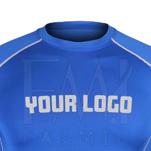 Concevez votre propre salle de sport surf plongée manches Rash Guard pour chemises de Compression de couleur personnalisées MMA Rash Guard - Product Image 4