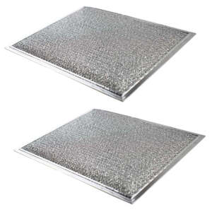 Lot de 2 filtres à graisse pour micro-ondes en acier inoxydable WB2X8391CM, remplacement pour les hotte aspirante et les cuisinières domestiques - Product Image 1