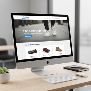 Zapatos profesionales Tienda en línea Sitios web Diseño Agencia Web asequible Creación de soluciones comerciales elegantes y funcionales - Product Image 1