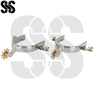 Espuelas de Caballo de Acero Inoxidable/Acero al Carbono/Latón de Alta Calidad Personalizadas al por Mayor, Duraderas y Resistentes a la Corrosión para Doma y Exhibición - Product Image 6