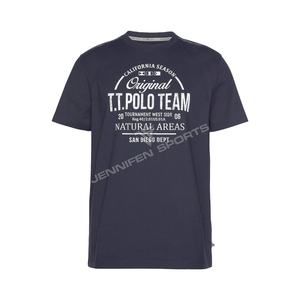 T-shirts de sport pour hommes personnalisés pour la course en extérieur, 100 % coton jersey, respirants, séchage rapide, vente en gros, dernières nouveautés - Product Image 1