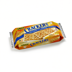 Galletas crujientes bajas en sal Crich Salty, snack de cereales horneado, 250g x 12 paquetes (G25X10) - Product Image 2