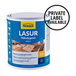 Protector de Madera para Exteriores Personalizable, Laca de Roble a Base de Agua, Sin Solventes, Acabado Mate, OEM/Privado, 750 ml - Product Image 2