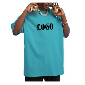 T-shirt classique de haute qualité grande taille pour hommes imprimé personnalisé cou à manches courtes 100% coton T-shirt personnalisé - Product Image 3