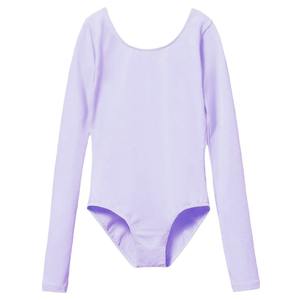 Vente en gros de justaucorps de gymnastique pour enfants à manches longues en coton et élasthanne, design personnalisé - Product Image 5