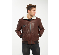 Blouson universitaire décontracté pour homme, motif lettres, polyester/coton, coupe-vent et imperméable, fabriqué en Turquie, Istanbul Kapalıçarşı