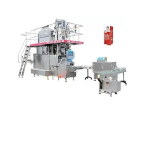 Automatic juice bag spout pouch filling capping machine aseptic pouch filling and sealing machine