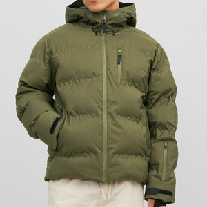 Vestes matelassées en toile de haute qualité, best-seller, pour hommes et femmes, faciles à porter, imperméables, coupe-vent, logo frontal, toutes tailles et couleurs, faible MOQ - Product Image 1