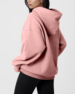 Sudadera con Capucha para Mujer, Estilo Casual, Holgada, de Algodón 100%, de Alta Calidad, Personalizada, para Invierno, con Hombros Caídos, Fabricante - Product Image 4