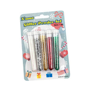 กลิตเตอร์พล่าพลากลิตเตอร์ย่อยสลายได้1/64 5ชิ้น3กรัมมี5สีผสมคริสต์มาสจำนวนมาก - Product Image 6