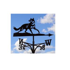 Unique handcrafted iron weathervane in animal form perfect for traditional barn farmhouse or <b>garden</b> settings - Product Image 1