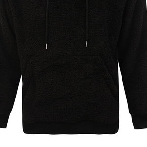 Muestra gratis Hombres 100% Sudadera con capucha de algodón Grueso Pesado French Terry Alta calidad Ropa de calle en blanco Logotipo personalizado Sudadera con capucha - Product Image 3