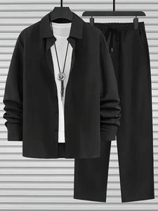 ชุดกีฬาผ้าฝ้าย100% มีฮู้ดไซส์ใหญ่สำหรับผู้ชายชุดกีฬากลางแจ้งกันลมระบายอากาศป้องกันแบคทีเรียขายดี - Product Image 2