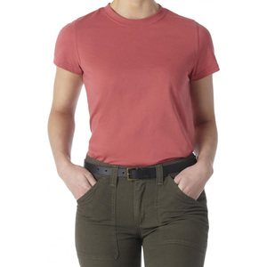 Camisas de trabajo de oficina de manga corta para mujer personalizadas con bordado de impresión para proveedor de uniformes de negocios corporativos - Product Image 1