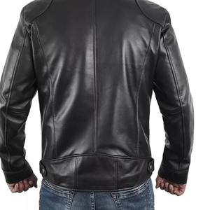 Personalizar Top Trendy 100% Piel de oveja genuina Slim Fit Chaqueta de invierno con viscos transpirables Forro de edredón Chaqueta con cierre de cremallera - Product Image 3