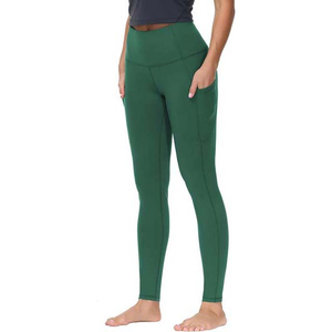 Leggings de sport sans couture personnalisés pour femmes, prix de gros, taille haute, leggings de fitness pour l'entraînement, OEM personnalisé - Product Image 2