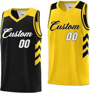 Maillot réversible de basket-ball sur mesure vêtements de sport de qualité supérieure maillot d'équipe de basket-ball conception personnalisée 100% Polyester - Product Image 6