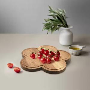 Plateau en bois de bambou simple et élégant pour une utilisation dans la cuisine organisée ou servir des repas thé café et collations - Product Image 5