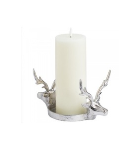 Soporte de vela de Metal negro de nuevo diseño de alta demanda, pieza decorativa lateral para ocasiones navideñas para bodas - Product Image 3