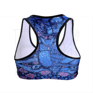 Sujetador de sublimación sublimada a prueba de golpes Sujetador de mujer de material con tela de poliéster 100% personalizable - Product Image 6