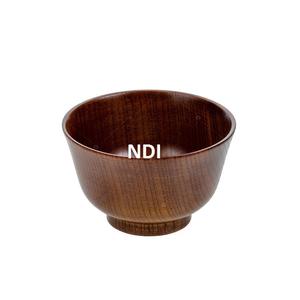 Bol en bois de mélange et de service de salade de fruits au design fait à la main Vaisselle pour la maison et l'hôtel Décoration Bol en bois rustique - Product Image 2