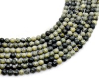 Cuentas Redondas de Seraphinite AAA de 8MM, Calidad Genuina, Modelo RB-SERA-8 de Anshul Impex para la Fabricación de Pulseras