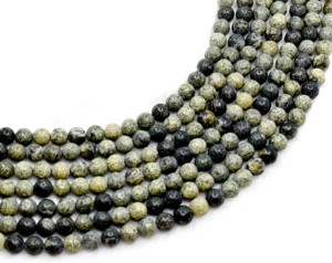Cuentas Redondas de Seraphinite AAA de 8MM, Calidad Genuina, por Anshul Impex, para la Fabricación de Pulseras - Product Image 1