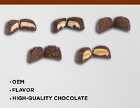 Chocolate Compuesto en Forma de Corazón de Alta Calidad, Sabor a Leche, Envoltorio Colorido, Nuevo para Regalos
