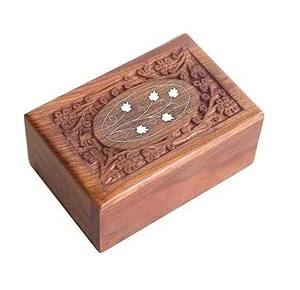 Urne en bois massif fabriquée à la main la plus vendue pour les cendres humaines Urne de crémation adulte pour homme ou femme pour animaux de compagnie et chiens. - Product Image 5