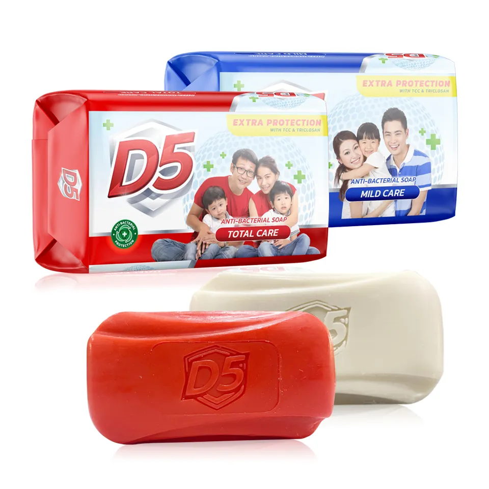 D5 Seife Hochwertiges medizinisches Seifen bad 76 G Total Care und Mild Care Anti bakterielle Seife für alle Haut, Gesicht und Körper