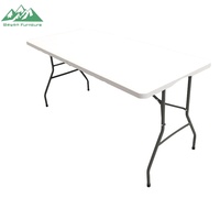 Mesa Plegable de Plástico de Diseño Moderno y Contemporáneo Wayon, Mesa de Banquete para Picnic al Aire Libre para Venta al por Mayor
