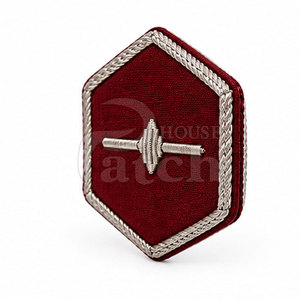 Wholesale Premium Bullion Wire Badge Custom Handmade Thread Embroidery <b>Patch</b> Decorative <b>Applique</b> For Hats Garments Accessories - Product Image 4