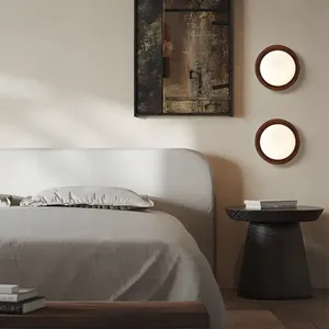 Lioren Modern Indoor LED Wall Light 4/6/10W E26 <b>Bulb</b> Base Brass Body Warm <b>White</b> CCT IP65 for Bedroom - Product Image 3