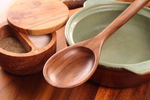 Ensemble de cuillères en bois pour chefs et cuisines professionnelles, ensemble de cuillères en bois fini à la main pour les besoins quotidiens de la cuisine, polyvalent en bois - Product Image 6