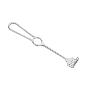 เครื่องดึงแผล Volkmann แบบมืออาชีพ8.34 "6ง่ามกึ่งแหลมลึก16มม. กว้าง30มม. ทำจากสเตนเลส - Product Image 5