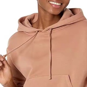 Sudaderas con Capucha Cortas para Mujer de la Mejor Calidad, Elegantes, con Hombros Caídos, Manga Larga, Forro Polar, Personalizables, para Uso Diario, Venta al Por Mayor - Product Image 4