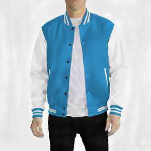 Veste universitaire de qualité supérieure 2026 pour hommes, col montant confortable, coque en polyester/coton, service OEM - Product Image 1