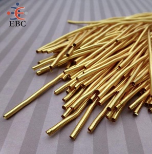 กิมบ์ทองแดงกลมสีเหลืองโรสโกลด์แบบพรีเมี่ยมงานปักด้วยมือทำจากลวดโลหะฝรั่งเศสสีทองแท่ง - Product Image 5